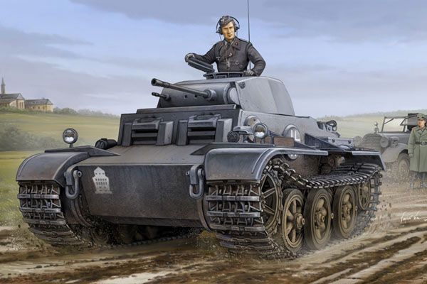RC Radiostyrt Byggmodell tanks  - German Pzkpfw.Ii Ausf.J Vk1601 - 1:35 - HB