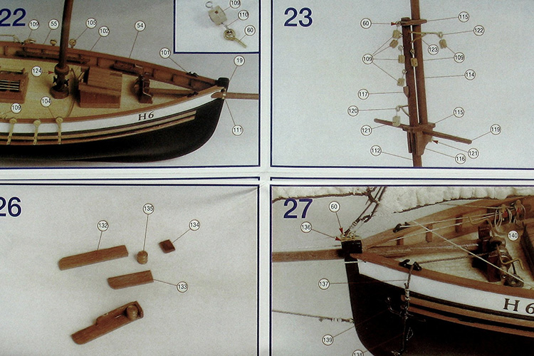 Byggsats båt trä - Jolie Brise - 1:50 - ArtS