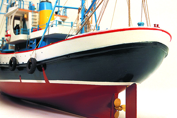 Byggsats båt trä - FISKEKUTTER MARINA II - 1:50 - ArtS