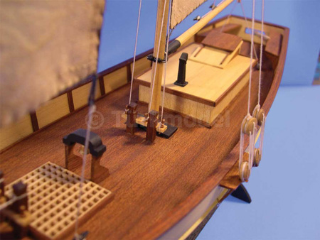 Byggmodell båt trä - Bosphurus - Fishing Cutter - 1:50 - TM