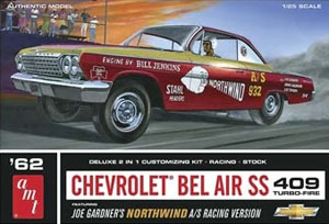 RC Radiostyrt Byggmodell bil - 1962 Chevy Bel Air Super St - 1:25 - Amt