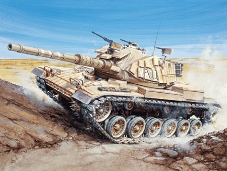 RC Radiostyrt Byggmodell stridsvagn - Magach 6 - 1:72 - IT