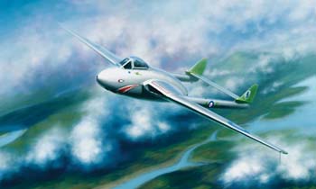Byggmodell flygplan - Vampire FB.MK.5 J 28 SE - 1:48 - TR