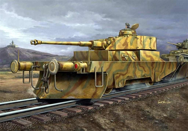 RC Radiostyrt Byggmodell lok - Panzerjagerwagen II - 1:35 - TR