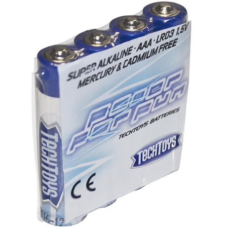 TechToys Alkaline AAA/LR03 4-pack
