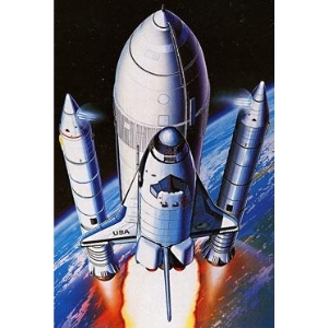 Byggmodell rymdskepp - Space shuttle + Booster - 1:288 - Academy