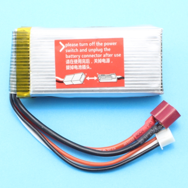 Batteri - 7,4V 1800mAh LiPo - T-kontakt - WL