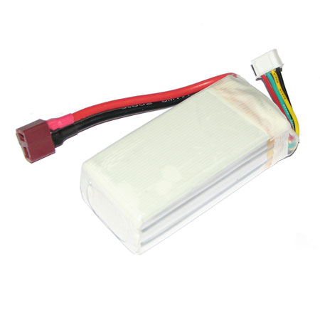 Batteripack Li-PO - Batteripack 11.1V 1300mAh - T-kontakt - Cessna mfl.