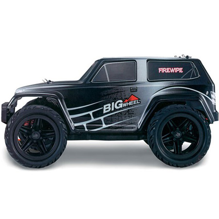 Radiostyrd bil - 1:12 - BlackZon Monster Truck 4WD - 2,4Ghz - silver/svart - RTR