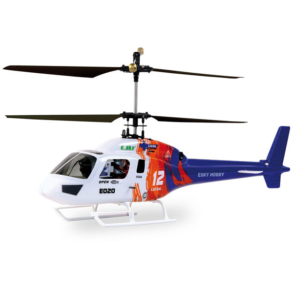 Demo 10052 - Radiostyrd helikopter - E-sky Big Lama 2,4GHz 4CH - RTF