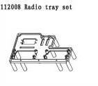 RC Radiostyrt FS Racing Radio Tray Set For Monstertruck 1:5