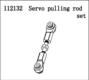RC Radiostyrt FS Racing 1:5 Buggy Servo pulling rod se