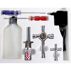 Gl&ouml;dt&auml;ndare paket - FS Racing Startkit - inkl. laddare och verktyg