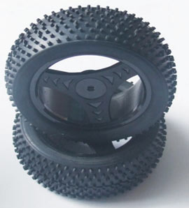 HBX Rocket 1:10 - Front wheel complete - 2 pack