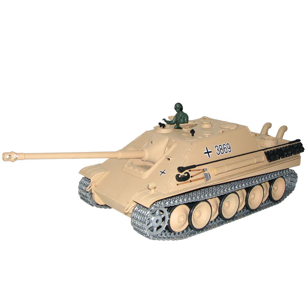 Rc stridsvagn - 1:16 - Jagdpanther Des - BATTLE+Flash - MET. - RTR