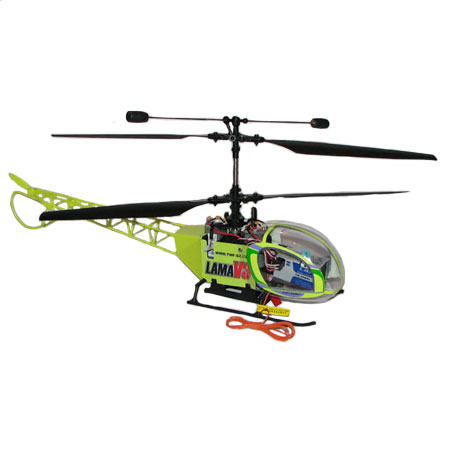 Radiostyrd helikopter - Lama V3 - 4CH + Simulator - RTF