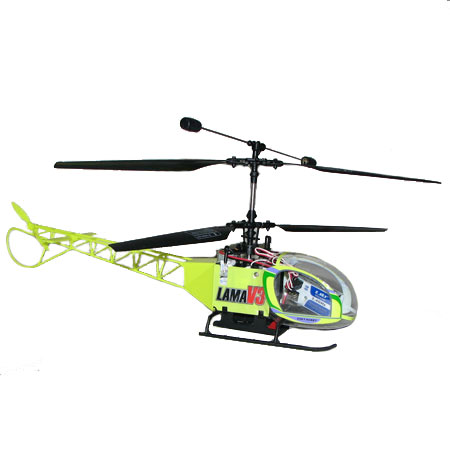 Radiostyrd helikopter - Lama V3 - 2,4Ghz - 4CH + Simulator - RTF