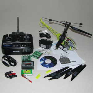 Radiostyrd helikopter - Lama V3 - 2,4Ghz - 4CH + Simulator - RTF