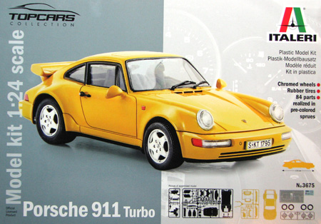 Modellbil - Porsche 911 Turbo - Italeri - 1:24
