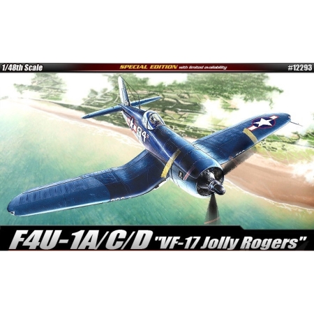 RC Radiostyrt Modellflygplan - F4U-1D JOLLY ROGERS - 1:48