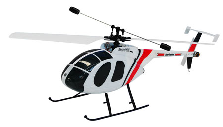 RC Radiostyrt Rc helikopter - Nine Eagle Kestrell 500 SX - 2,4Ghz - 4CH - RTF
