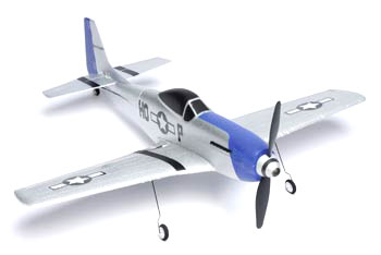 RC Radiostyrt Flygplan - Nine Eagles P51 Mustang 2,4G - 3ch - RTF