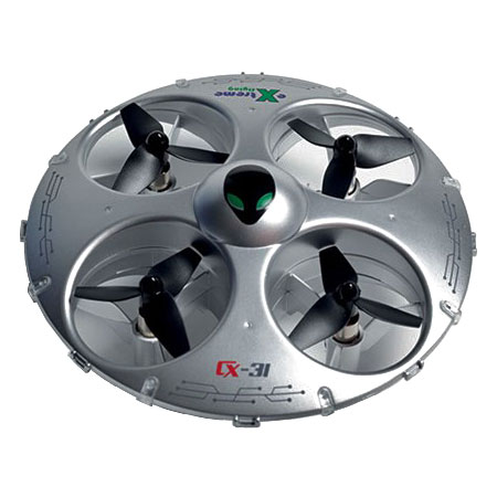 Radiostyrd drone - UFO 3D Stunt - 2,4Ghz - GRÅ - Cheerson - RTF