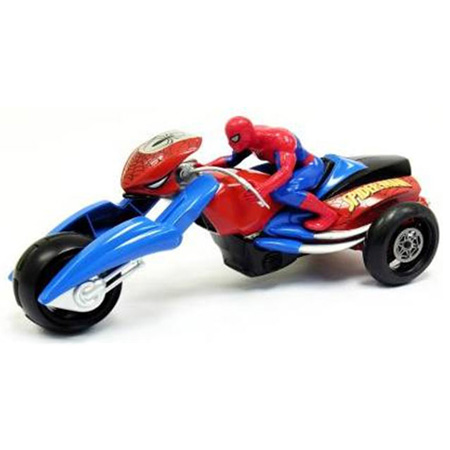 RC Radiostyrt Radiostyrd motorcykel - Silverlit Spiderman Motorcykel RC - RTR