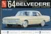 Byggmodell bil - 1964 Plymouth Belvedere - 1:25 - AMT