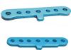 HBX 1:10 X-missile Alu F/R lower suspens mount - outside. Front / Rear