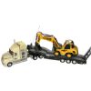 RC arbetsfordon paket - Lastbil Beige + Gr&auml;vmaskin - 1:32 - RTR
