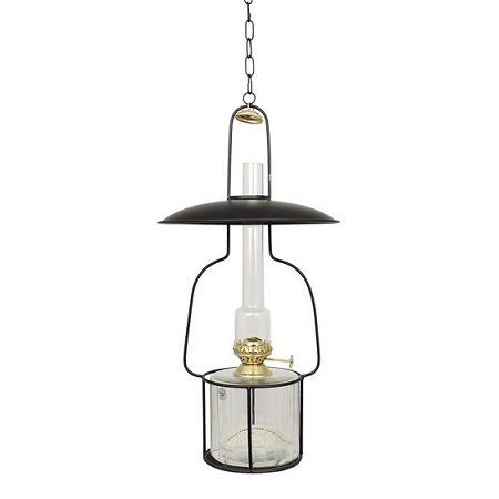 Hängande fotogenlampa svart mässing 713207/121810