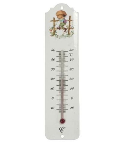 Termometer emaljerad med barn 3217
