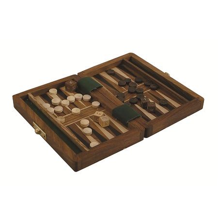 Backgammon i vacker ask av  Rosewood, 3511