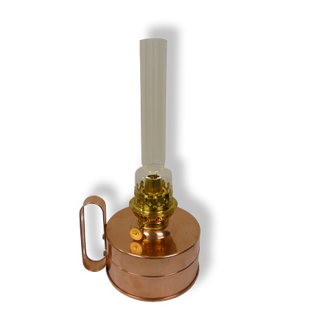 Galley lamp i koppar med 14’’’ brännare i blank mässing. 4878/O