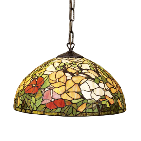 Tiffany Malva Taklampa 40 cm, Nostalgia Design