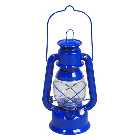 Guillouard hurricane lantern, Blå