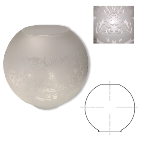 Klotkupa Dekorglob 70mm GEKO från Fotogenlampor.se