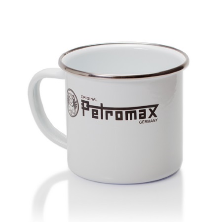 Petromax vit emaljerad stålmugg  SKU px-mug-w