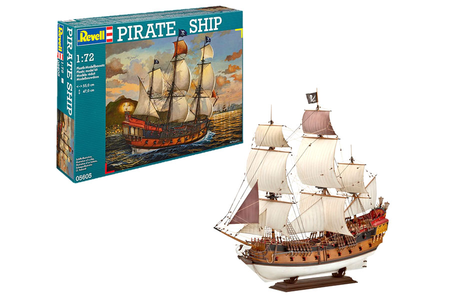 Byggmodell segelbåt - Pirate ship - 1:72 - Revell