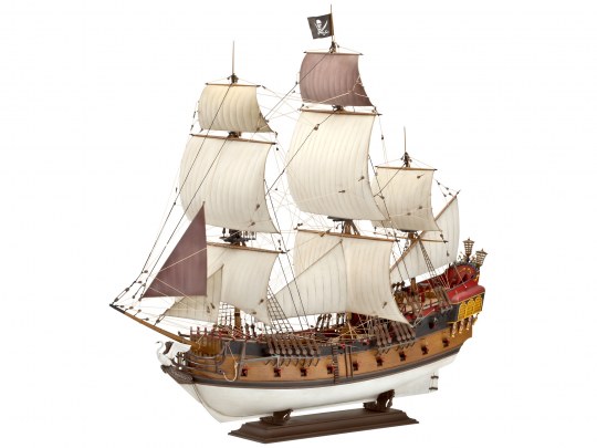RC Radiostyrt Byggmodell segelbåt - Pirate ship - 1:72 - Revell