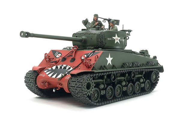 Byggmodell stridsvagn - U.S. M4A3E8 Sherman “Easy Eight” - 1:35