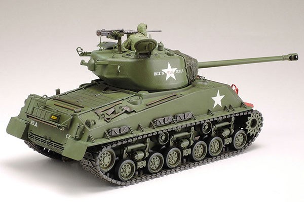Byggmodell stridsvagn - U.S. M4A3E8 Sherman Easy Eight - 1:35