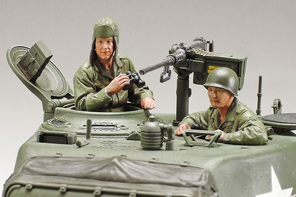 Byggmodell stridsvagn - U.S. M4A3E8 Sherman Easy Eight - 1:35