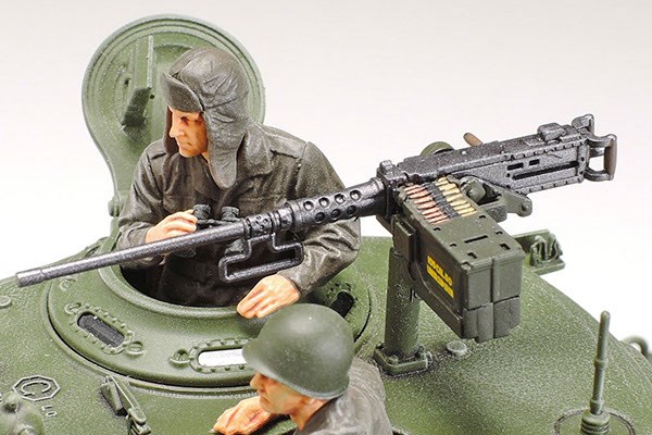 Byggmodell stridsvagn - U.S. M4A3E8 Sherman Easy Eight - 1:35