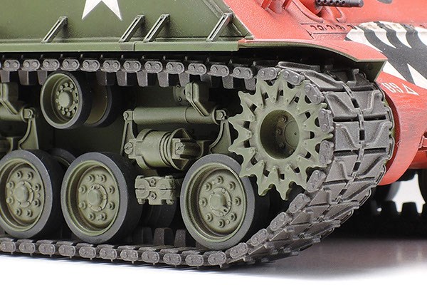 Byggmodell stridsvagn - U.S. M4A3E8 Sherman Easy Eight - 1:35