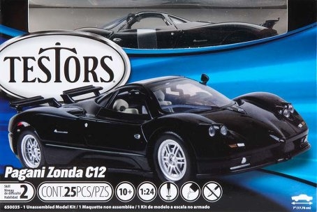 Thumbnail 734 f�r Byggmodell Metall - Pagani Zonda C12 metal - 1:24