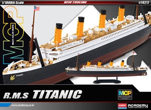 RC Radiostyrt Byggmodell båt - R.M.S.Titanic MCP 269mm, snap - 1:1000
