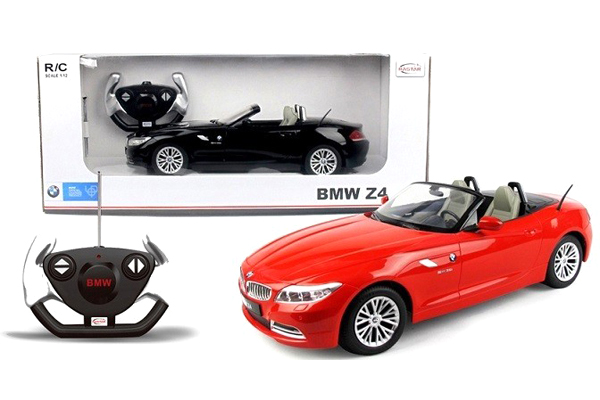 Radiostyrda bilar - 1:12 - BMW Z4 Cabrio Röd - RTR