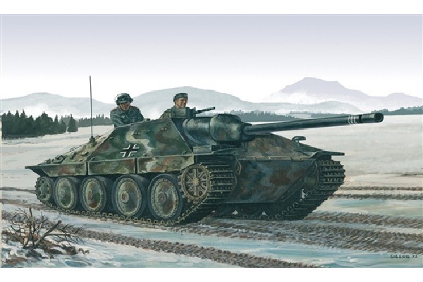 Byggmodell stridsvagn - Jagdpanzer 38t Hetzer - 1:72 - IT